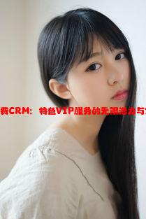 成免费CRM：特色VIP服务的无限潜力与价值